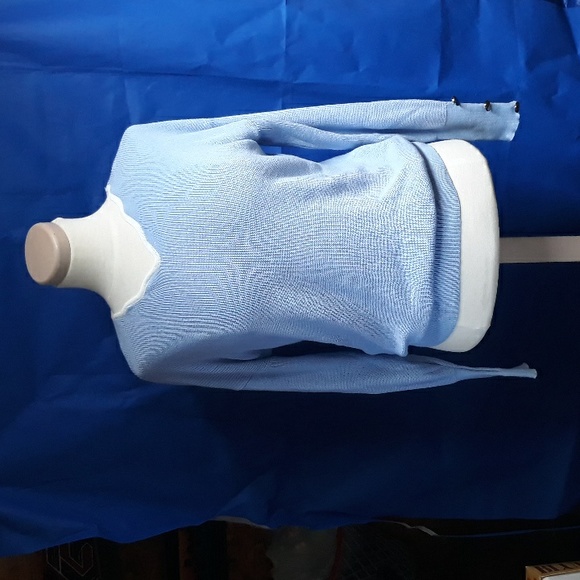 Lilac Blue Knit Sweater - Picture 1 of 5